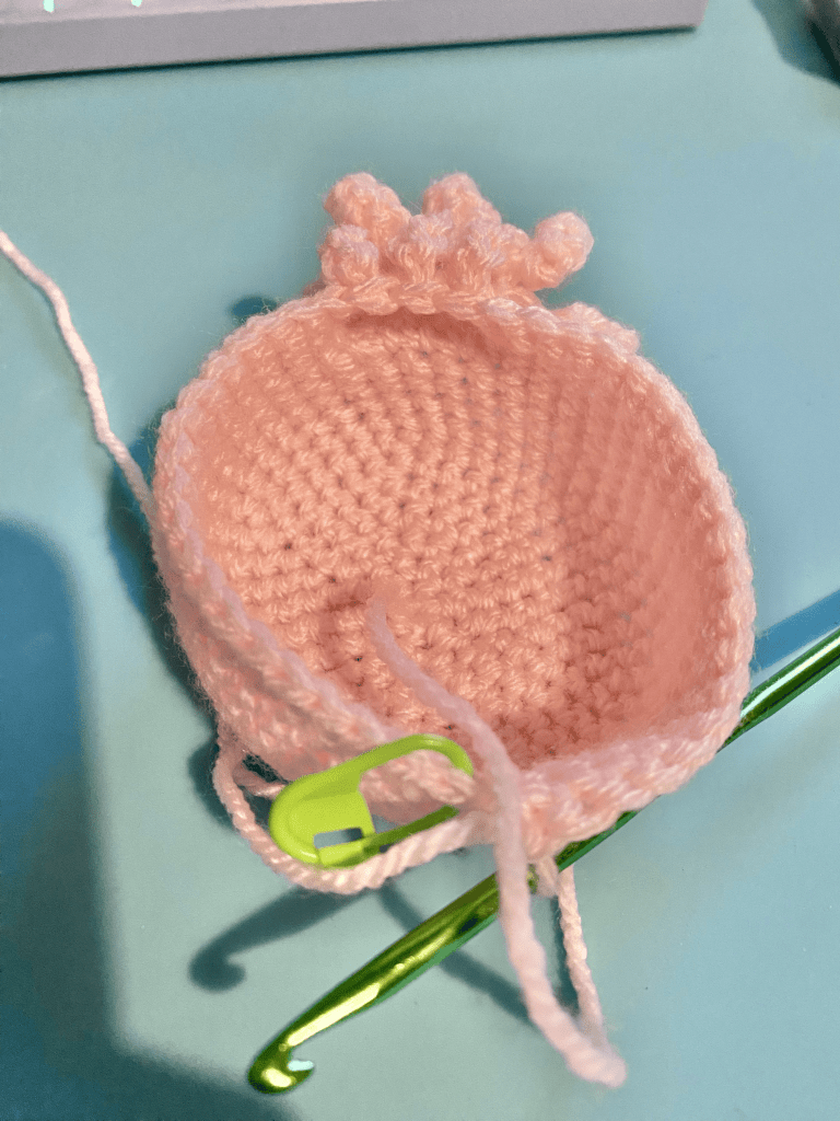 Stage 2 lower bag with mouth tentacles